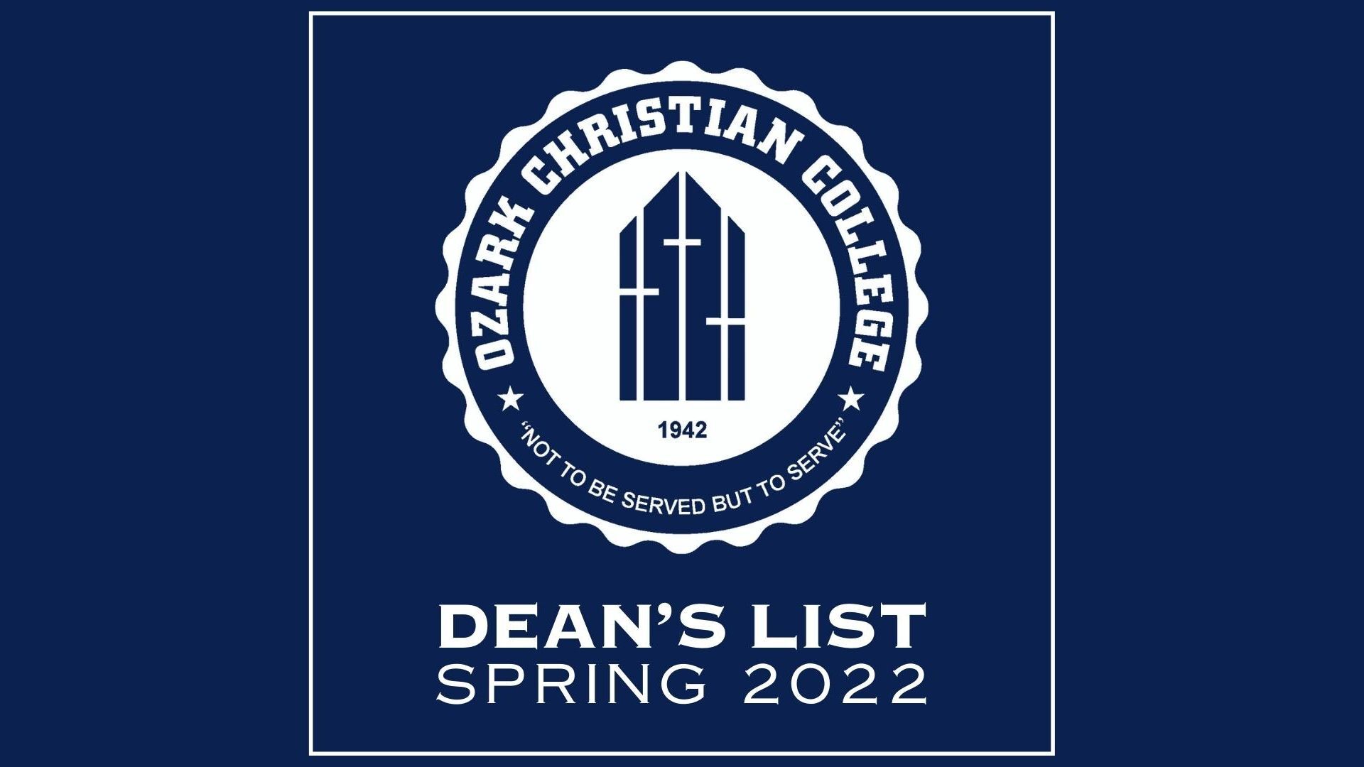 News Deans List Spring 2022 Image