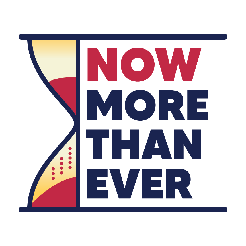 Now More Than Ever logo color